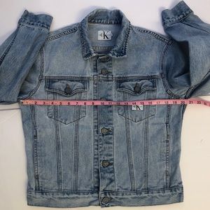 Calvin Klein Vintage Denim Jean Jacket Men size S